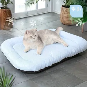 Ice Bean Cooling Dog Mat/cat Pad, Breathable Cool Easy to Clean, Outdoor Home Dog Bed/cat Nest, Suitable for Small to Medium Dogs