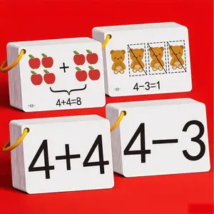 Montessori Mental Math Flash Cards for Kids - Educational Learning Cards for Addition, Subtraction, Multiplication, Division, Montessori Flash Cards