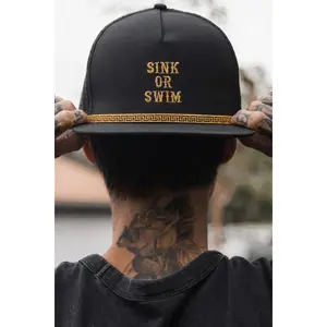 Sink Or Swim Embroidered Baseball Cap