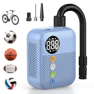 Portable Mini Wireless Air Pump, 150psi Digital Display, Suitable for Football Basketball Rugby Inflatable Mattress, Inflatable Airbed
