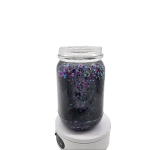 20oz Mason Jar Waterfall Snow Globe Tumbler Classic Design for All Occasions Ideal Beverage Bottle with Charming Effect