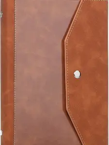A5 Leather Planner Binder with 6 Rings - Refillable Notebook Binder