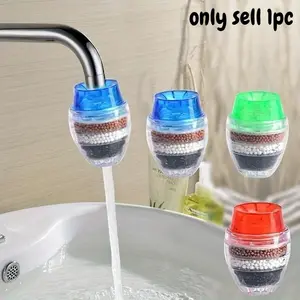 1pcs Faucet filter anti splash activated carbon 5-layer water filter Kitchen shower tap water filter purifier