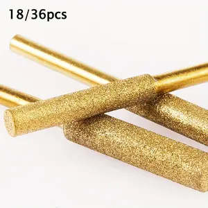 Chain saw sharpening tool with burrs, replacement Abrasive stone, suitable for gasoline/electric chain saws, Tool Accessories
