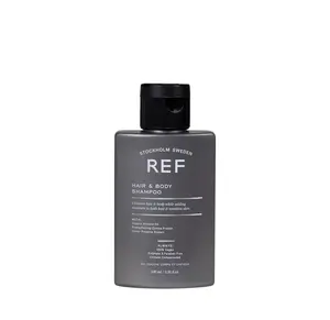 REF Hair & Body Shampoo 100ml - Organic Almond Montana Camelina Oils with Arnica Extract for Sensitive Skin & Scalp Care