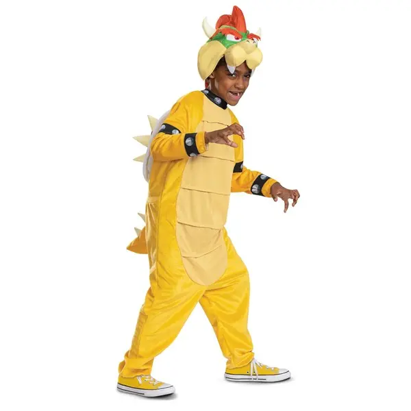 Kid's Super Mario Bros Bowser Hooded Costume