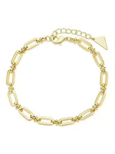 Sterling Forever Oval Link Chain Bracelet