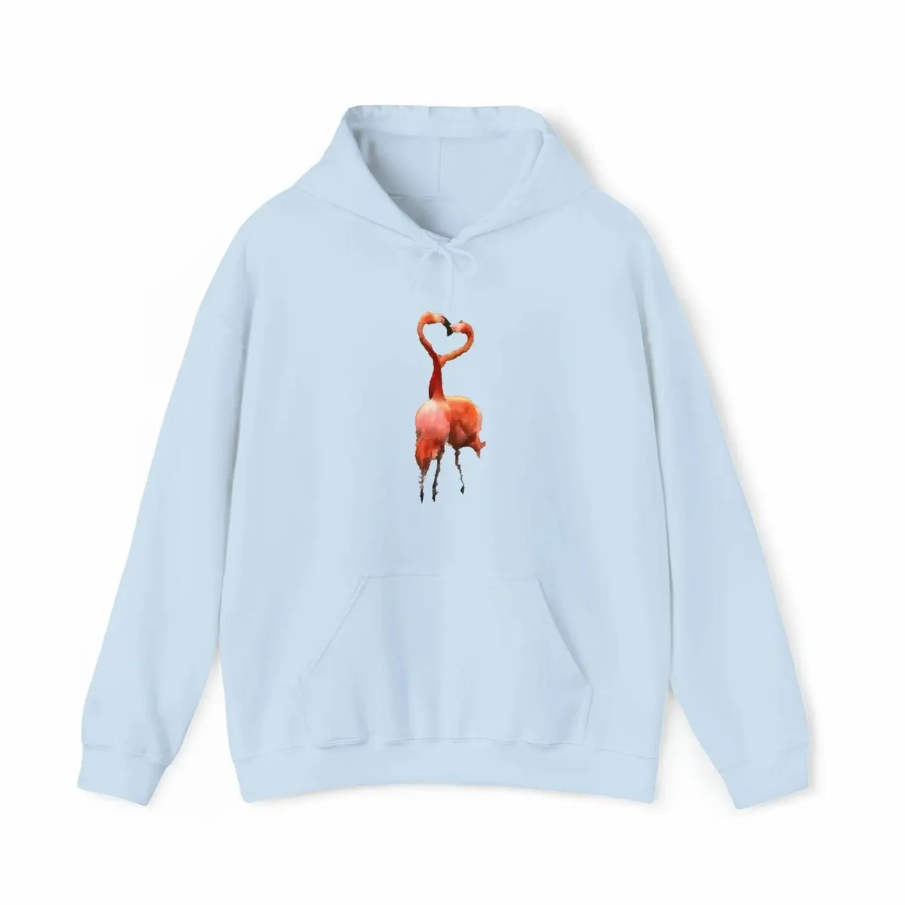 Flamingos 'Love Birds' Unisex Graphic Sweatshirt/Hoodie/T-Shirt Gift Unisex, for Men Women TN5