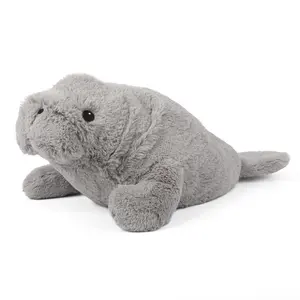 16''|1.5Lbs Warmable Manatee stuff Plushies toys, weighted stuffed animal stich stuff Plushies, toy Gift idea, Microwavable Heating Pad for Cramps, Pain Stress Relief, Heatable Coolable Lavender Scented for Anxiety, CUCKOOL Valentine's day gift idea