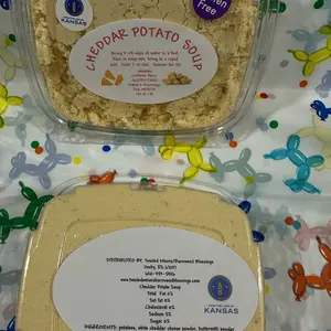 Cheddar potato soup mix  serves 2-4