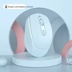 Wireless Bluetooth-compatible Office Silent Mouse Rechargeable, Quiet Computer Mouse for Laptop Use, Portable and Durable Design