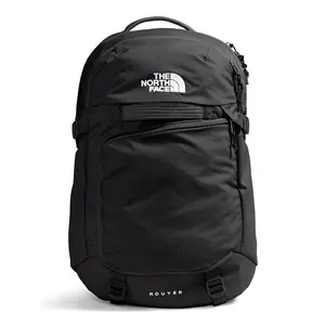 The North Face Mens Router Backpack Casual - Black The North Face Mens Router Backpack Casual - Black