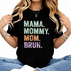 Lady's Fitted Crew Neck Short-Sleeve Cotton Digital Print Casual T-Shirt, Mother's Day Gifts Women's Clothes,summervibes