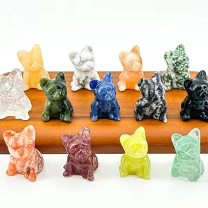 【Star Gate】Mini Gemstone Dog Figurines – Adorable Crystal Dog Collection (3cm)