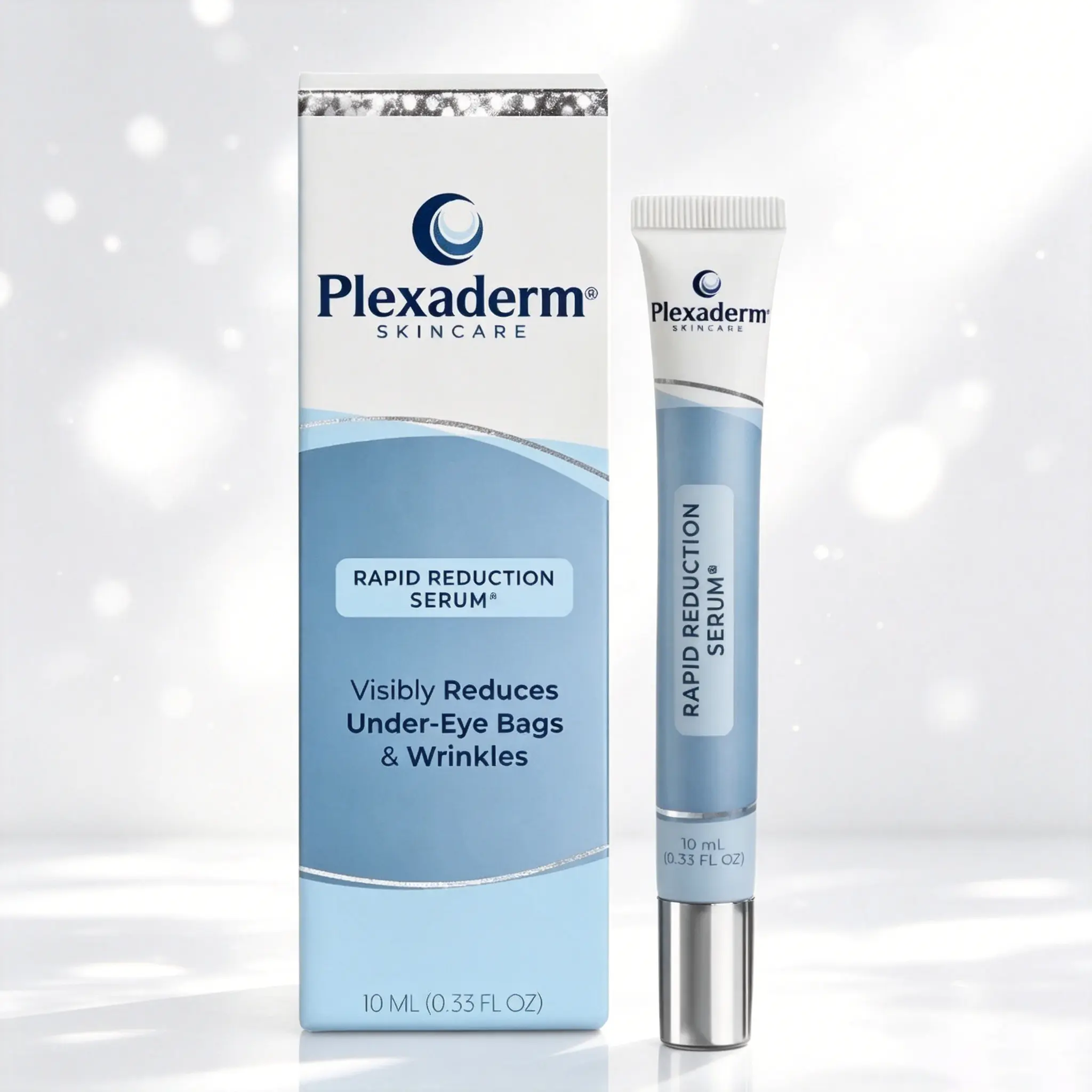 Premium Plexaderm Eye Serum 10ml, Powerful Anti Aging Care that Reduces Wrinkles Quickly and Provides Excellent Skin Tightening Effect for Daily Use