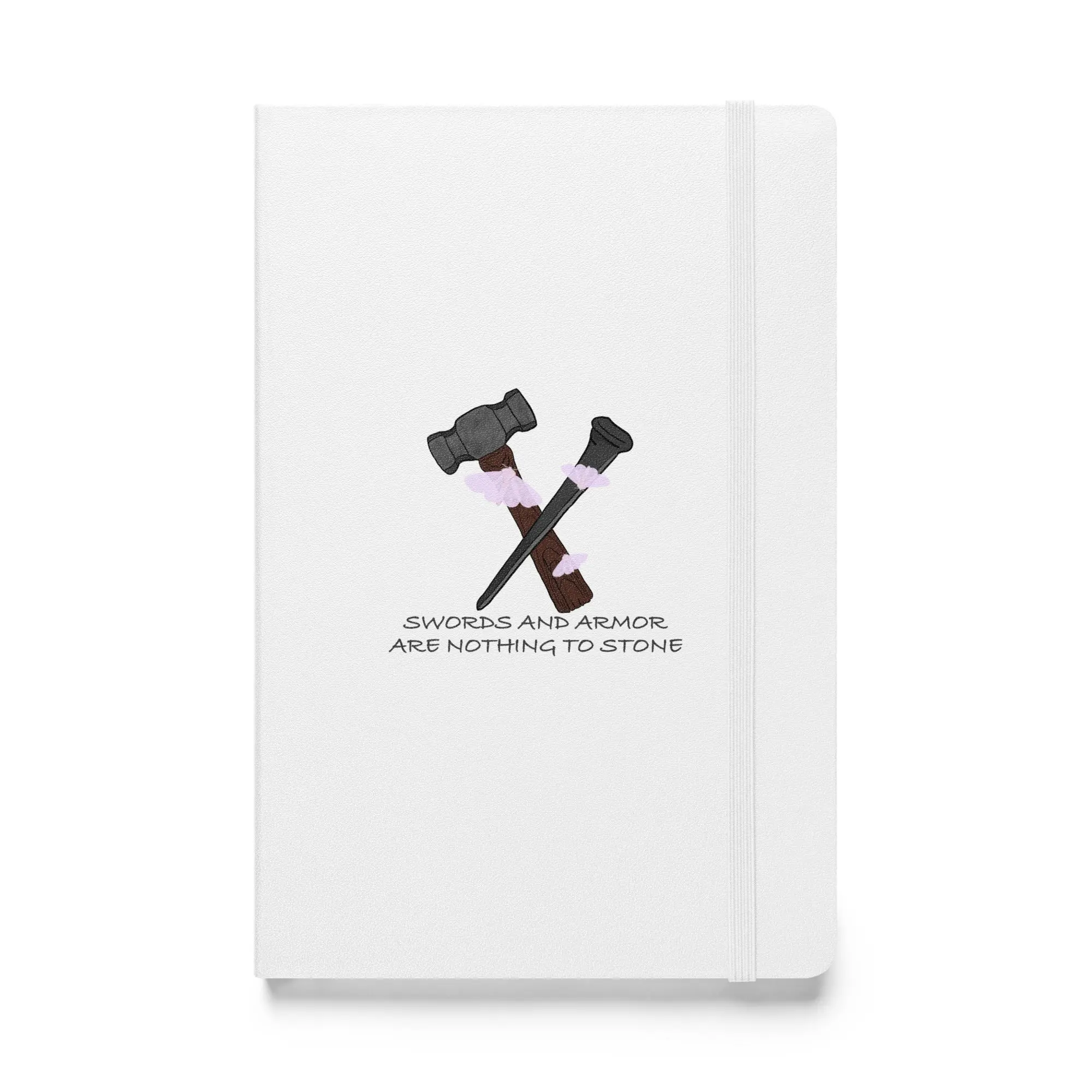 TK&TM White Hardcover bound notebook