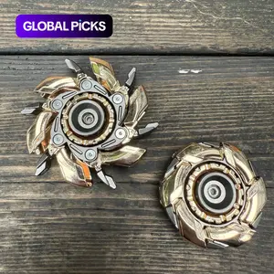 Metal Fidget Spinner Toy, 1 Count Stress Relief Toy for Adults, Magnetic Fidget Spinner Toy, Finger Spinning Top, Fidget Gadget, Fun Gift for Men #GLOBAL PICKS