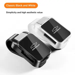 For Chevrolet Spark Captiva Cruze Tracker Orlando Trax Epica Nubira Car Interior Sun Visor Eyeglasses Holder Sunglasses Clip