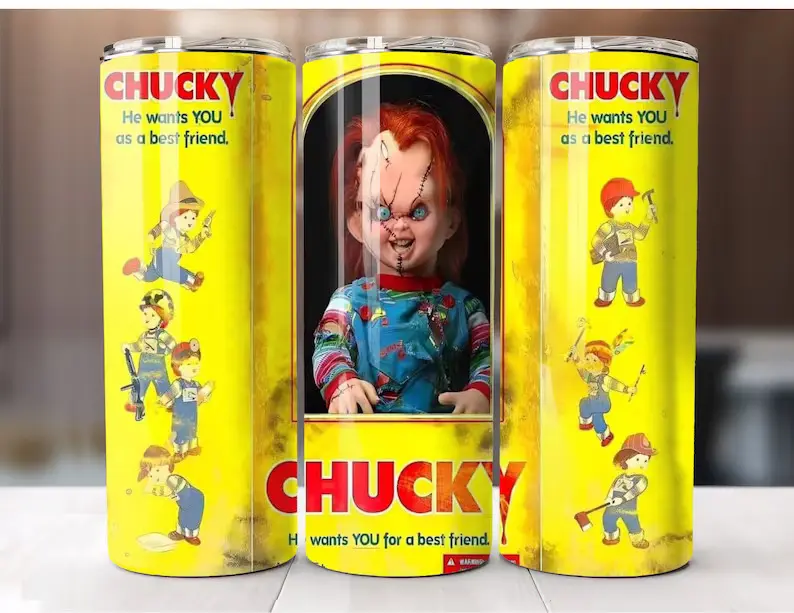 Chucky Halloween Tumbler