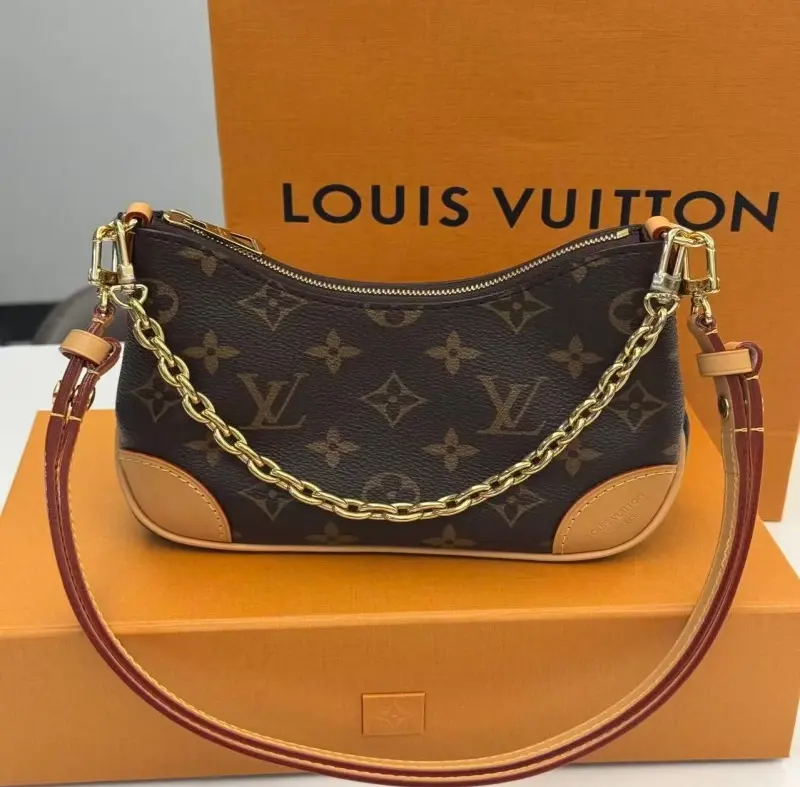 ‮ VL  ‬Nano Boulogne Monogram Canvas Chain Crossbody Shoulder Bag M25519
