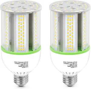 E26 LED Bulb, 20W LED Corn Light Bulb, 200W Equivalent, 2800 Lumens, 5000K Daylight White, CFL HID Replacement for Indoor Outdoor Garage Shop Post Top Porch Yard Barn