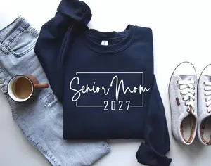 Senior Mom 2027 Sweatshirt - Hoodie - TShirt, Class of 2027 Sweatshirt, Class of 2027 Shirt, Senior Sweatshirt, Graduation Mom Sweatshirt, Proud Senior Mom Gift