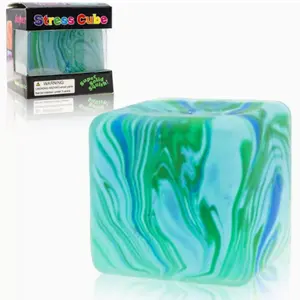 Squishy Stress Cube  Toy, Ice Sugar Cube Squeeze Balls, Portable High Density Stress Relief Balls, Calming Sensory Toys for Students, Kids & Adults fidget
