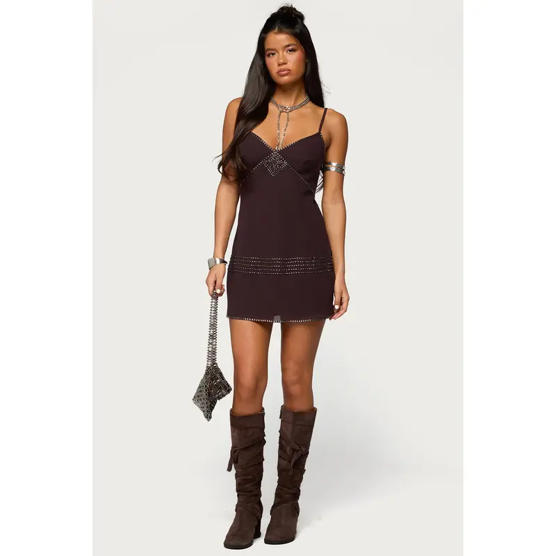 Amber Nights Black Beaded Mini Dress - TikTok Shop Amber Nights Black Beaded Mini Dress - TikTok Shop