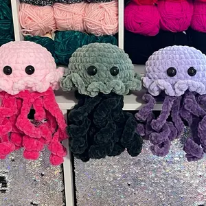 Handmade crochet jellyfish