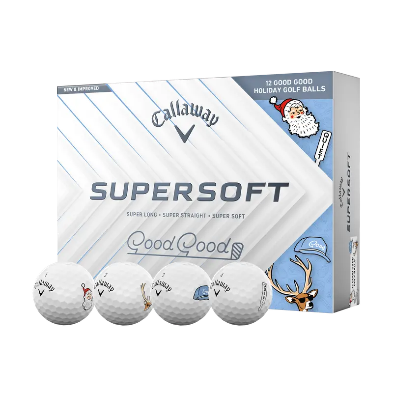 Callaway Golf Supersoft Good Holiday Golf Balls in White