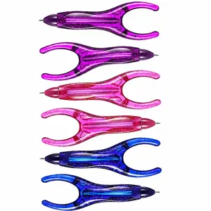 6 Pack Ergonomic Pen, Ballpoint Pens for Arthritic Hands and Low Grip Strength, Ergonomic Pens for Writing, Suitable For Those With Arthritis, Carpal Tunnel, Black Ink, Ballpoint Pen Set