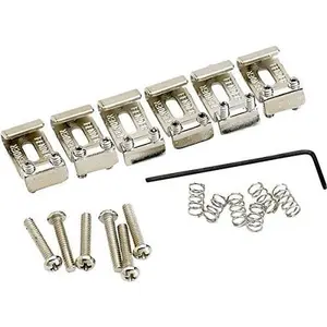 Genuine Fender American US Vintage Stratocaster/Strat Bridge Saddles - NICKEL