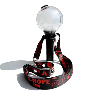 [FREE GIFT STICKERS] FANMADE Kpop Lightstick Strap Lanyard – Phone Strap for Concert Light Stick
