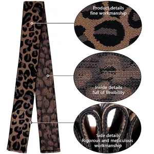 Idoli 1Pc Elastic Bands for Wig, Leopard Lace Melting Band, Melting Band for Lace Front, Melt Band for Lace Wigs, Edge Wrap to Lay Edges