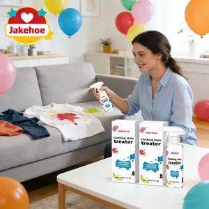 Clothing Stain Remover Spray 2-Pack, Removes Tough Stains, Gentle Oil Stain Cleaning, Fresh Scent, Easy Rinse, No Residue, Scented