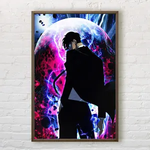 Solo Leveling Poster, Anime Manga Sung Jinwoo Poster