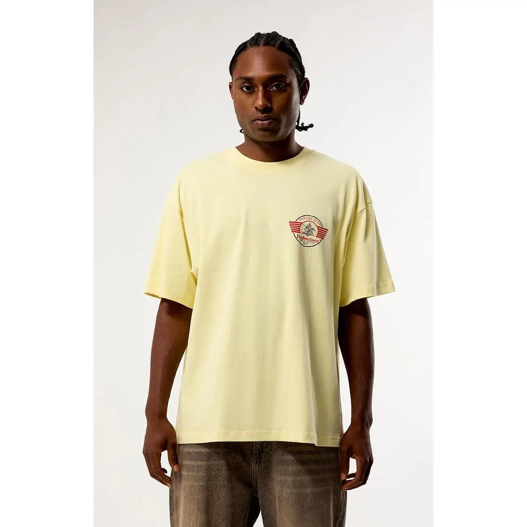 Budweiser Men's by Pacsun Featured Vintage Label T-Shirt - Multicolor