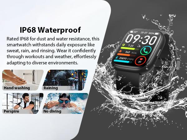 Alexa-Enabled Smart Wristwatch (Wearable Device), 1.83" HD LCD Touchscreen Fitness Tracker with Bluetooth Call, Heart Rate Monitor, Sleep Tracking, 120+ Sports Modes, IP68 Waterproof for Android & iPhone (with Camera), Workout, Magnetic, Charging Alexa-Enabled Smart Wristwatch (Wearable Device), 1.83" HD LCD Touchscreen Fitness Tracker with Bluetooth Call, Heart Rate Monitor, Sleep Tracking, 120+ Sports Modes, IP68 Waterproof for Android & iPhone (with Camera), Workout, Magnetic, Charging