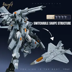 J-35 Transformable Switchable Shape Fighter Jet Mecha Model Kit with Display Base, Model Set, 8.27 Inch Sci-Fi Action Figure, High Detail Premium Alloy Structure Alloy Joint Robot, Desktop Collection