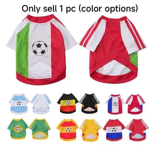 1 Pc Breathable Dog Sports T-Shirt, Puppy Clothes, 7 Color Options, Comfortable Jersey for Dogs, Ideal for Active Pets, Easy to Wear and Maintain