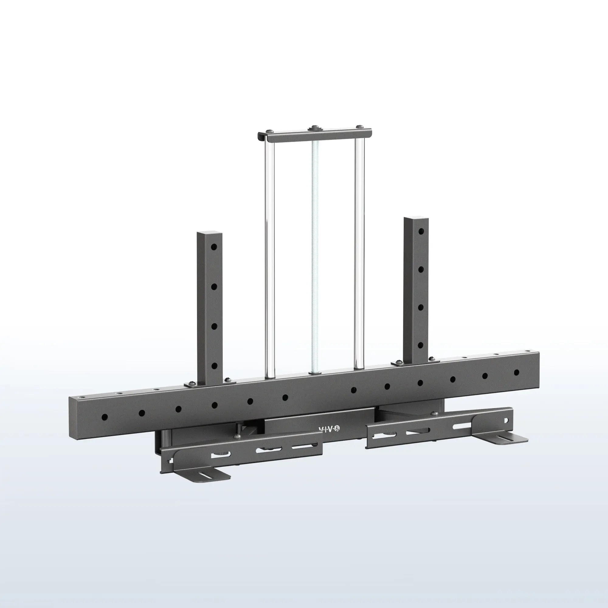 Height & Depth Adjustable Soundbar TV Mount Bracket, Mounting TV Stands & Wall Brackets for 32"-100" Screens, Adjustable Tv Stand