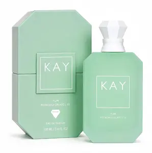 KAY Yum Pistachio Ice Cream 33 Eau de Parfum Spray100ml (3.4 oz) Sweet Creamy GourmandFragrance with Pistachio Ice Cream Marshmallow& Tonka Bean Long Lasting Unisex PerfumePerfect for Daily Wear Gift for Women & Men