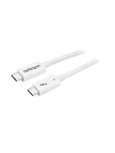 StarTech TBLT34MM50CW Thunderbolt 3 Cable - 40Gbps, 0.5m, USB & Display Port Compatible Electronic Gadget