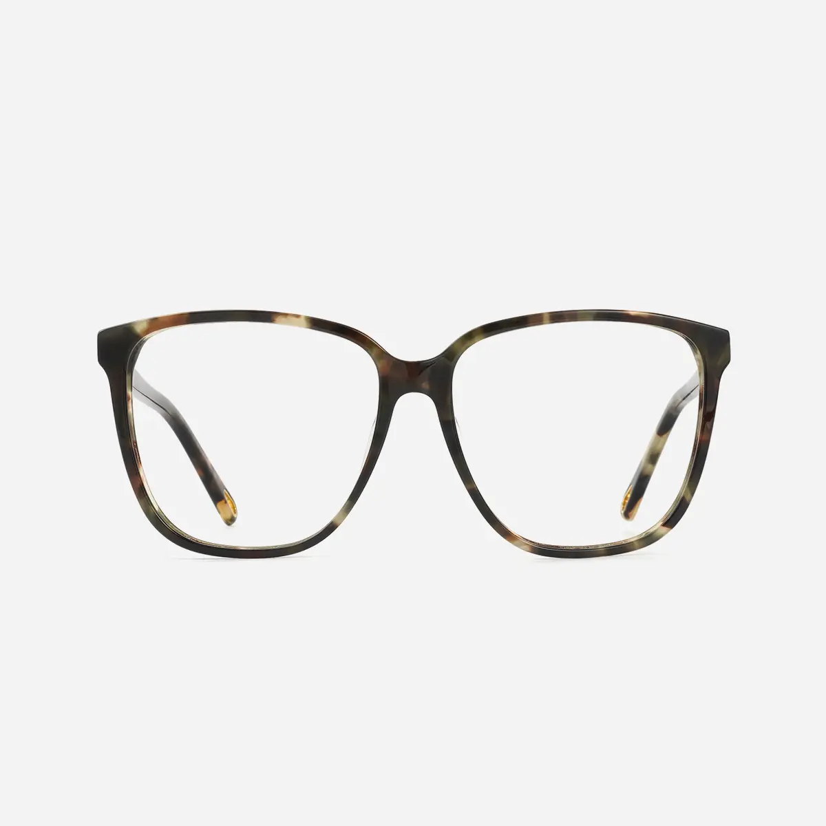 TIJN Square ECO-Acetate Glasses for Women Assertive Acetate Frame Roomy for Male Female Eyeglasses