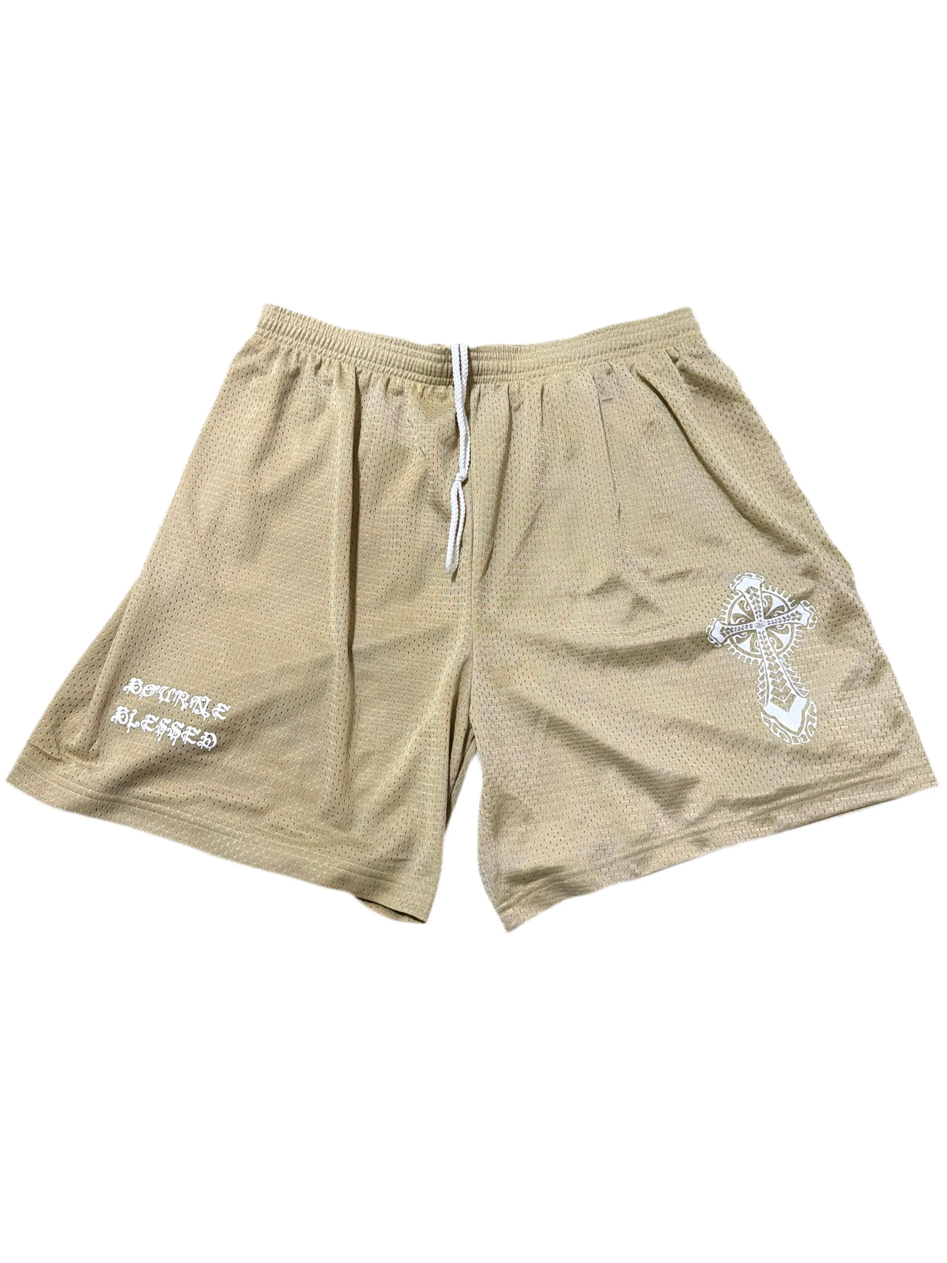 Gold mesh shorts Gold mesh shorts
