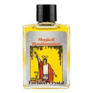Manifestation Ritual Oil Envision Crystal 4 Dram — Intention Setting Anointing Oil