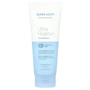 Missha Super Aqua, Ultra Hyalron Foaming Cleanser, 6.76 fl oz (200 ml)