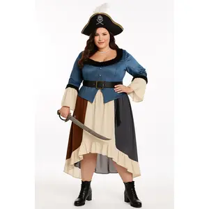 Posh Pirate Costume for Women - Plus Size