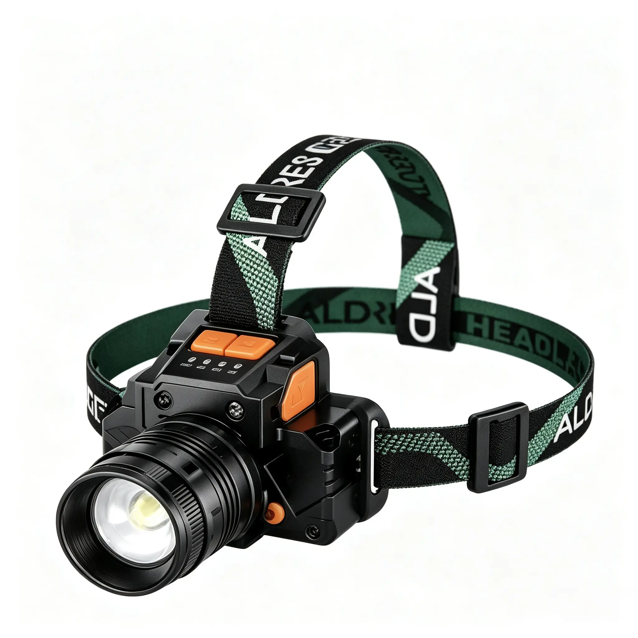 Head Torch Rechargeable Zoomed 3 Modes LED Headtorch Motion Sensors Headlamp For Camping Running Fishing