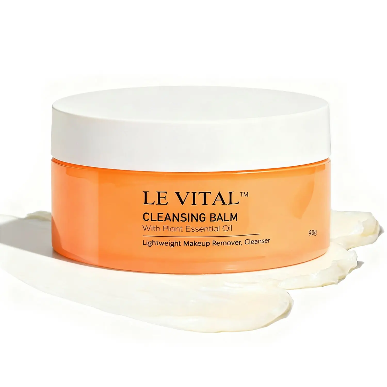 Citrus Cleansing Balm with Orange Peel, Sweet Almond Oil & Cocoa Butter, Hydrating Makeup Remover for Dry Skin, Silky Smooth Formula, 3.17 oz